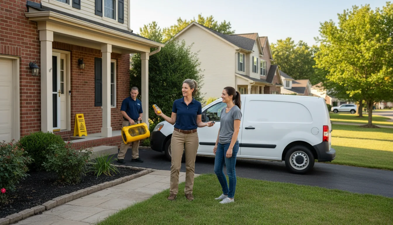 Water restoration image for Home Water Damage Repair in Honobia, OK